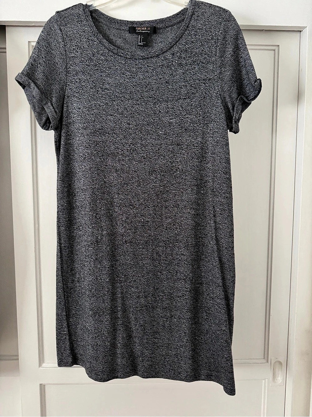 Forever 21 Mini Dress in Gray Size Small Like New